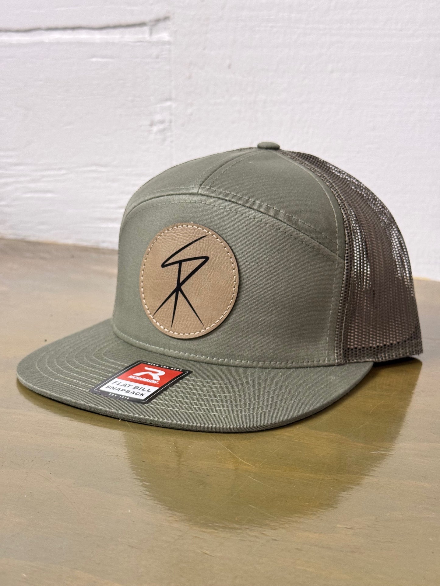 Green & Tan Flat bill