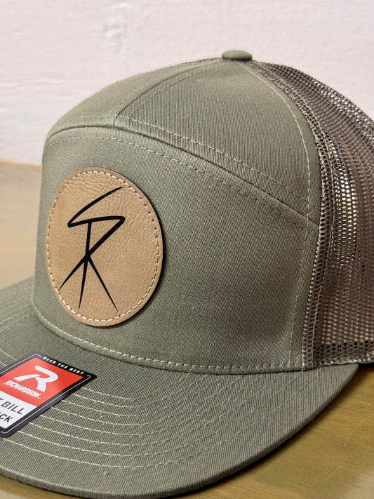 Green & Tan Flat bill